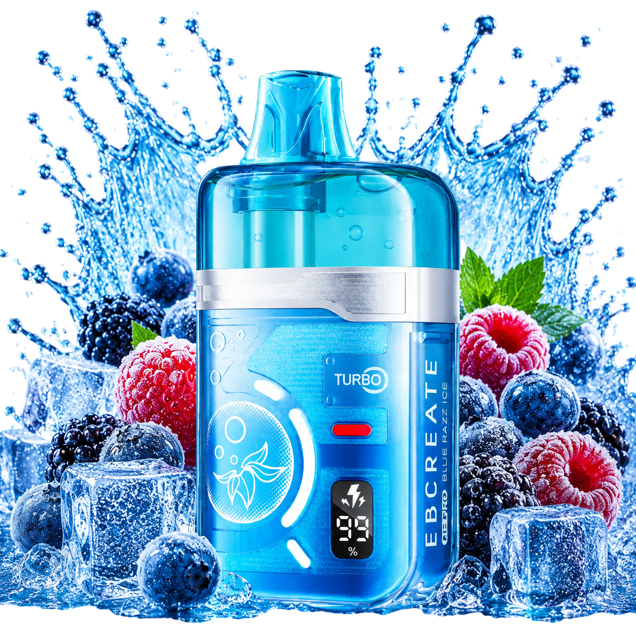 BC Pro 40000 Blue Razz Ice (Ягідний лимонад з льодом)