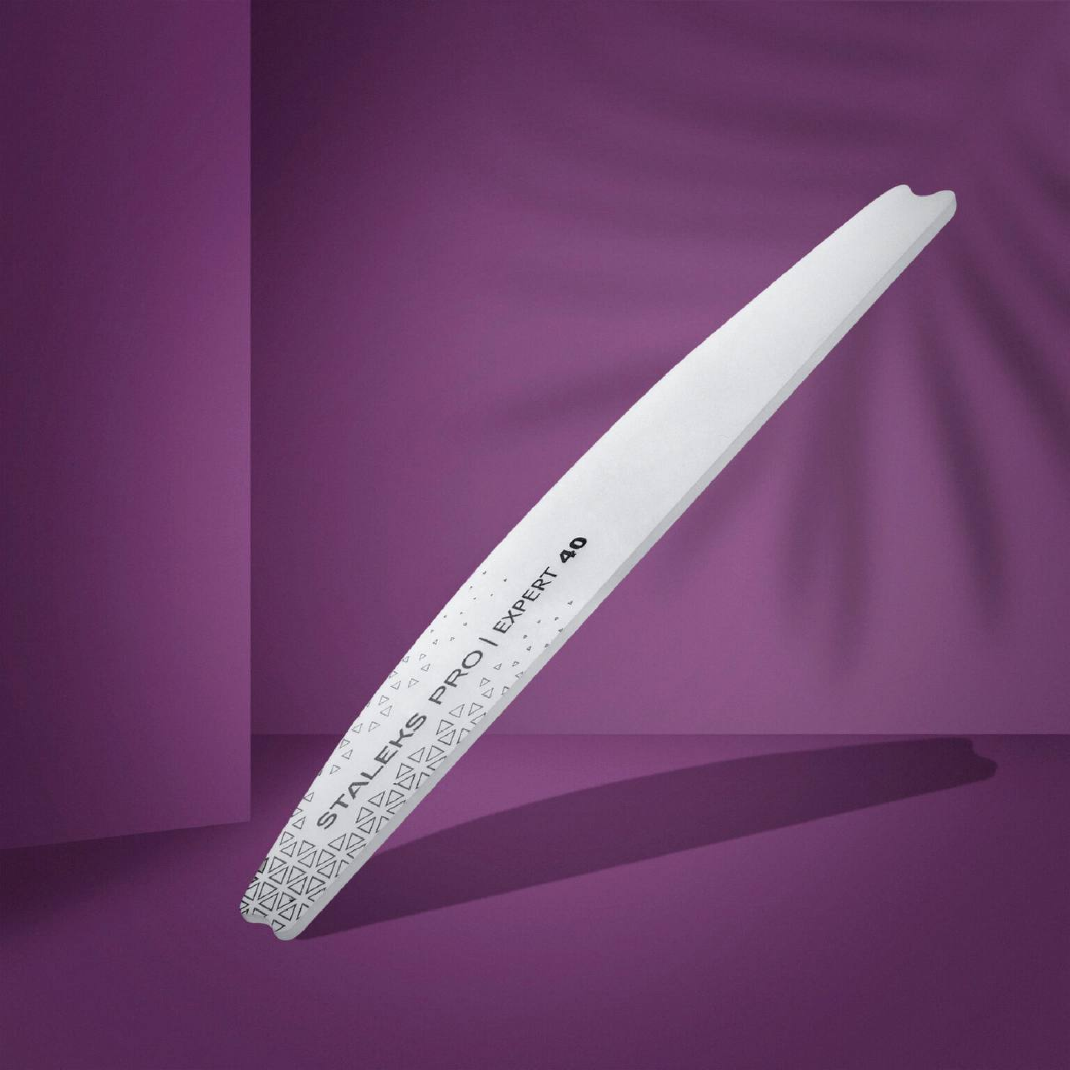 The acrylic base for a half-moon nail file Staleks Pro Expert 40