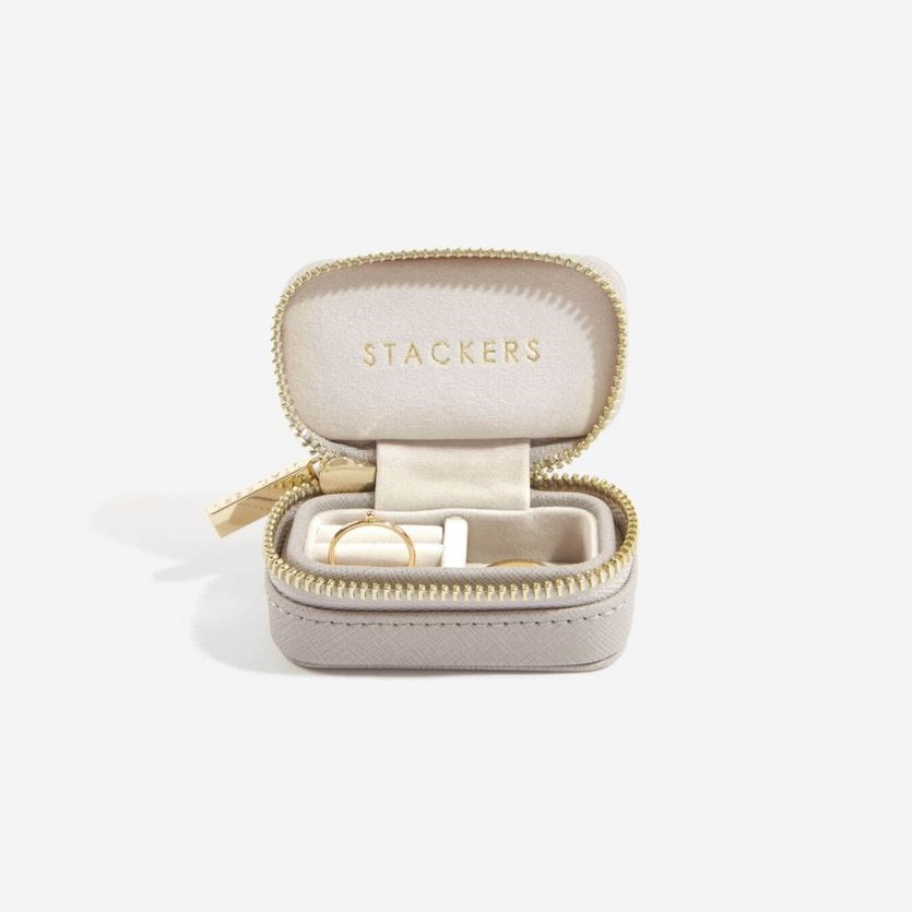 Органайзер для прикрас Travel Stackers Taupe & Champagne Gold, 4,3*8*3,6 см, 