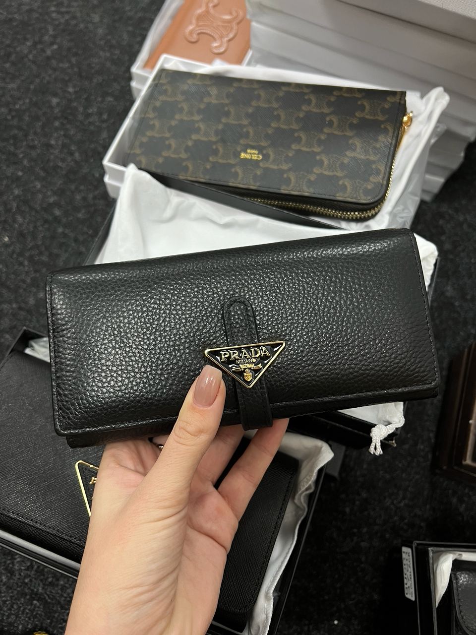 Prada Large Leather Wallet