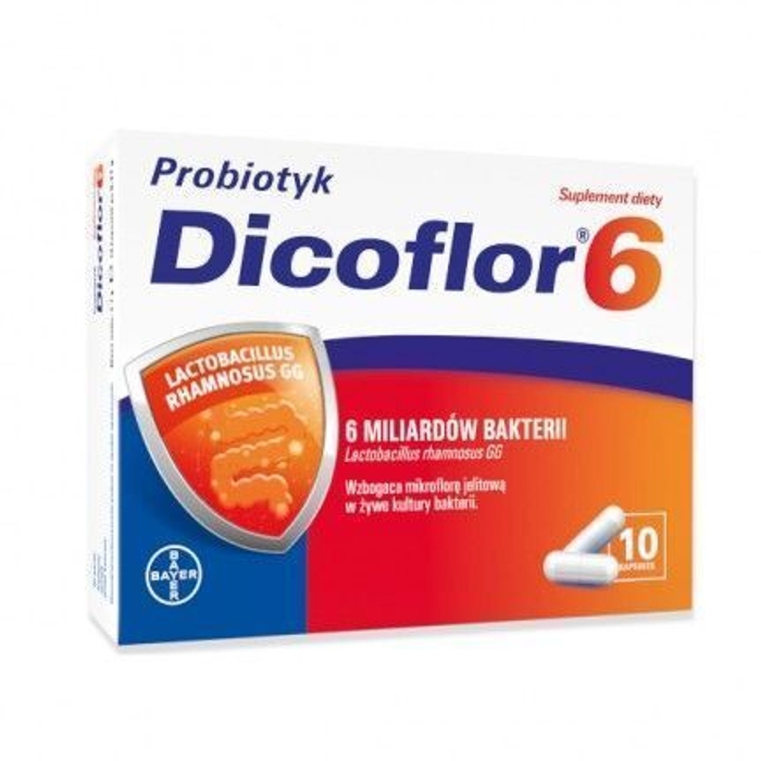 Dicoflor 6 збагачує мікрофлору кишечника - 10 капс