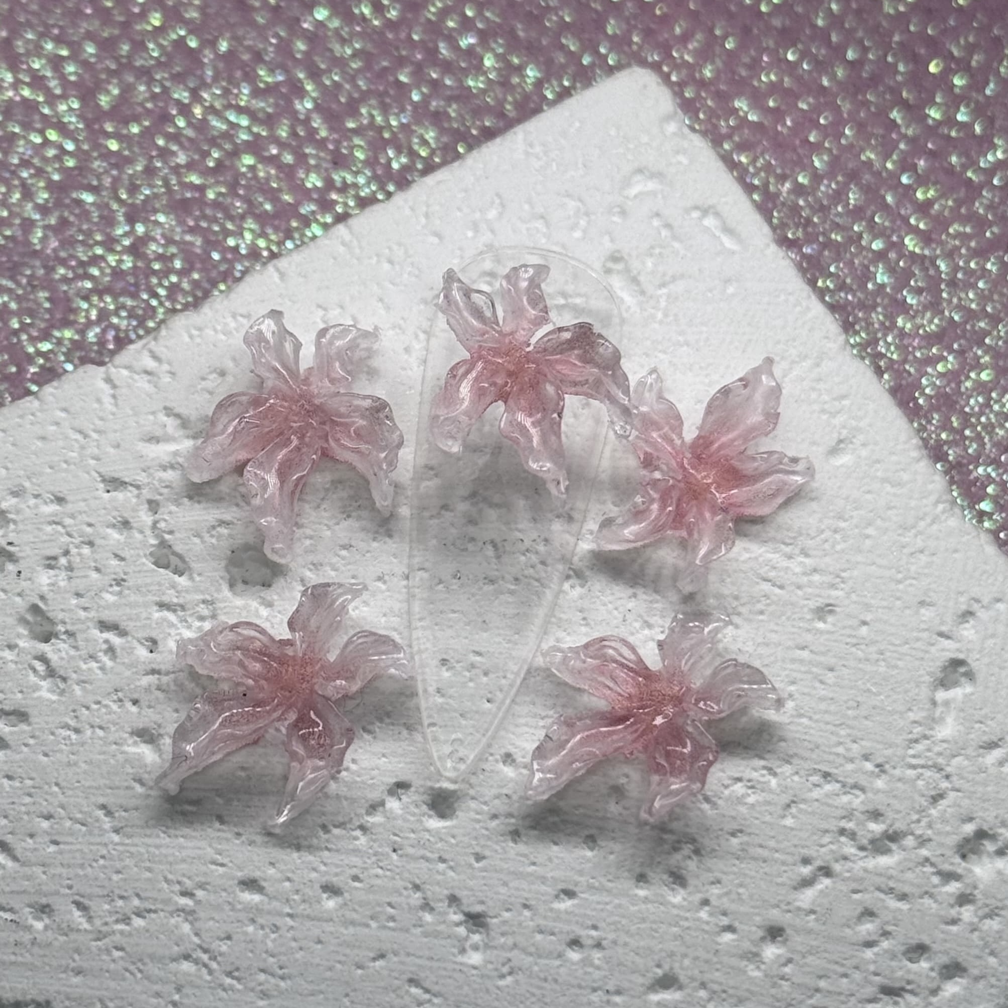 Фігурка для нігтів "Рожева квіточка"