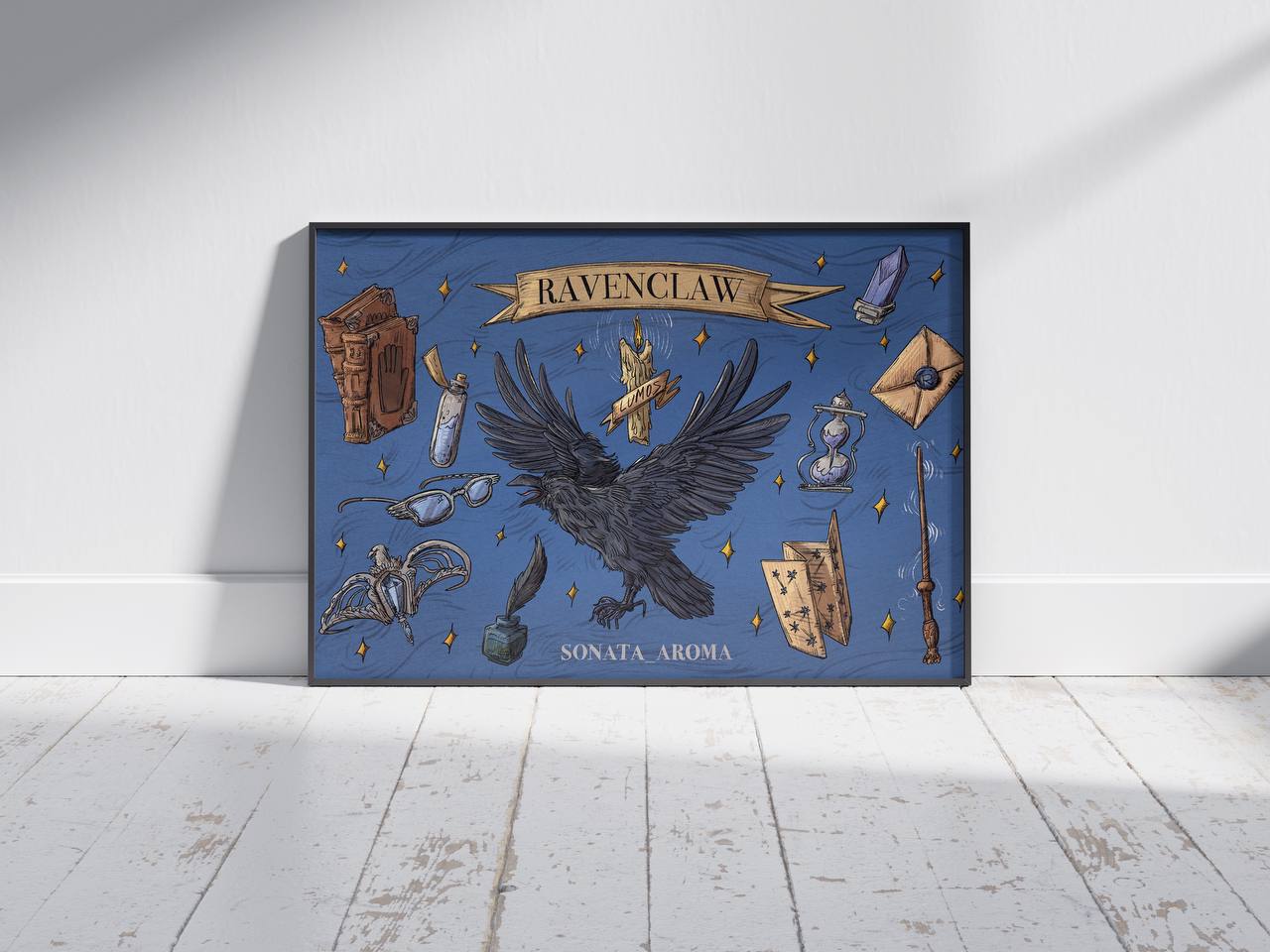 Постер з птахом