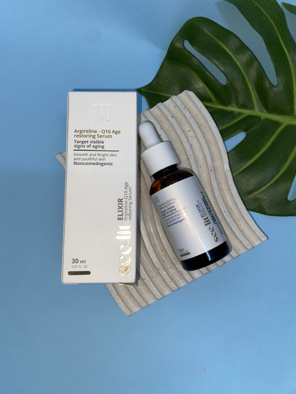 See-lit Elixir Argeriline Q10 Serum Medinza Сироватка для відновлення шкіри Аргірелін з коензимом Q10 "Ботокс у банці"