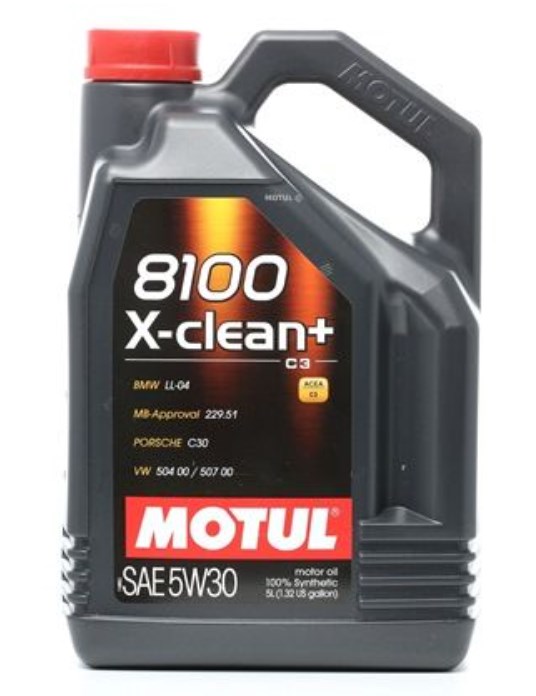 Моторна олива 5W30 Motul 8100 X-clean+, 5л.