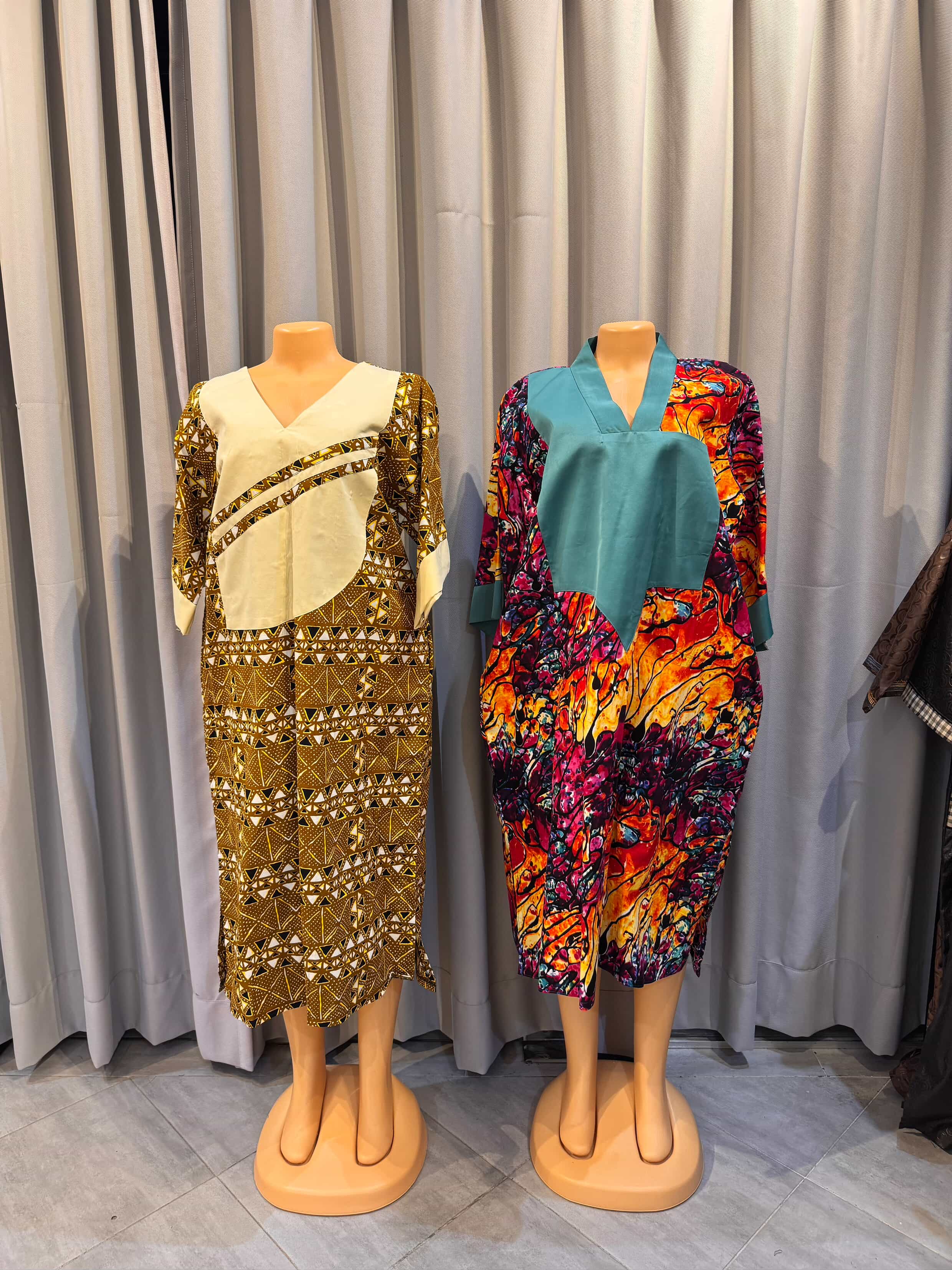 African Pint Dress - Short.