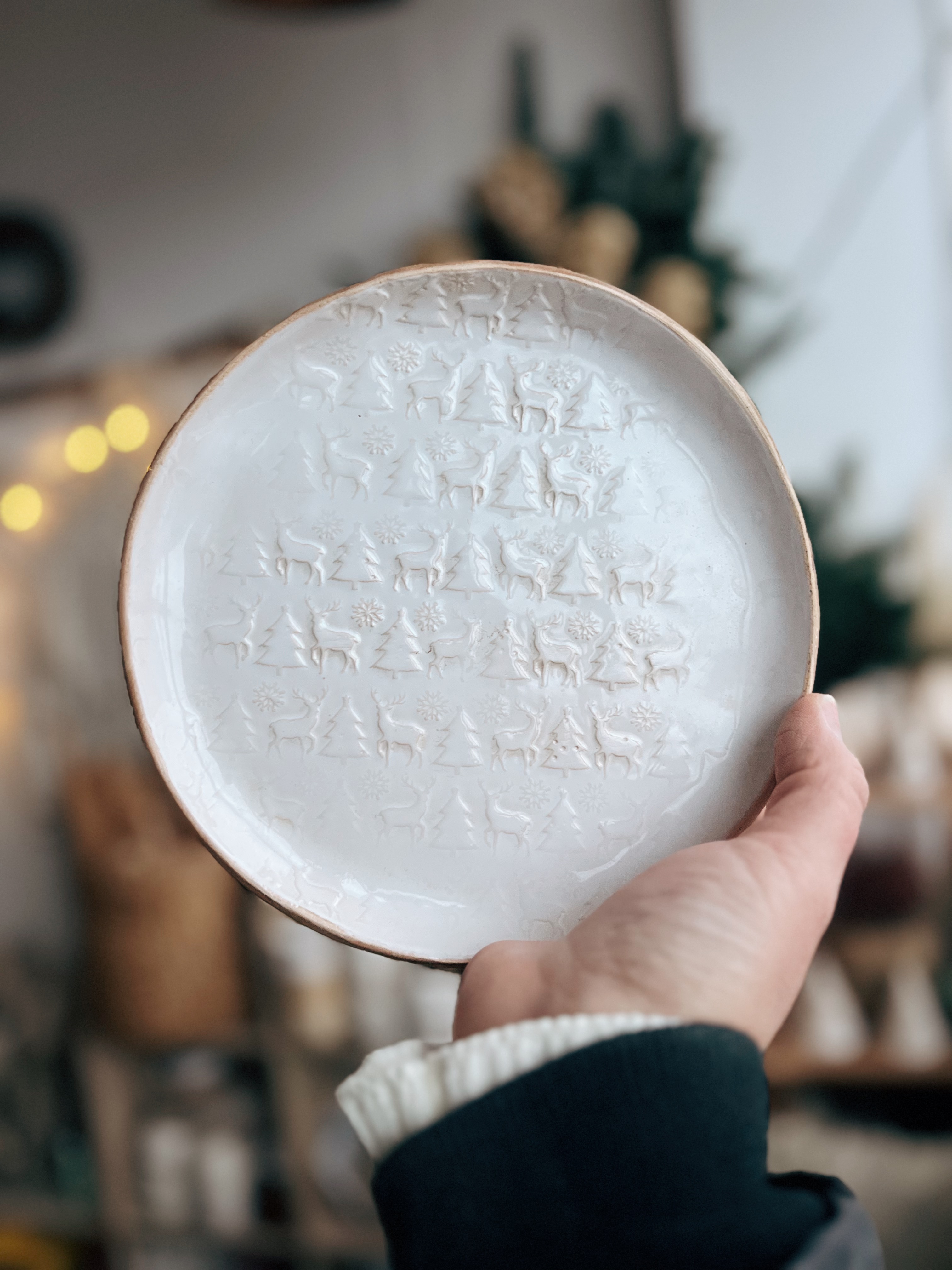 Тарілочка з оленятками 19 см