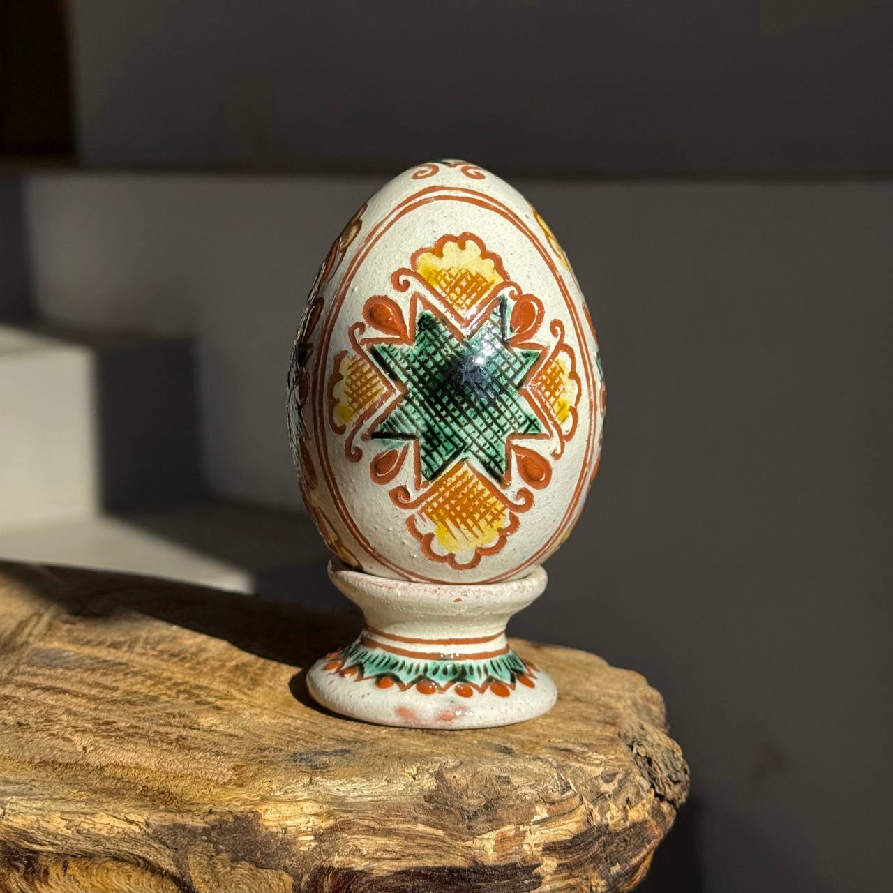 Декоративна писанка "Зірочка", 11 см