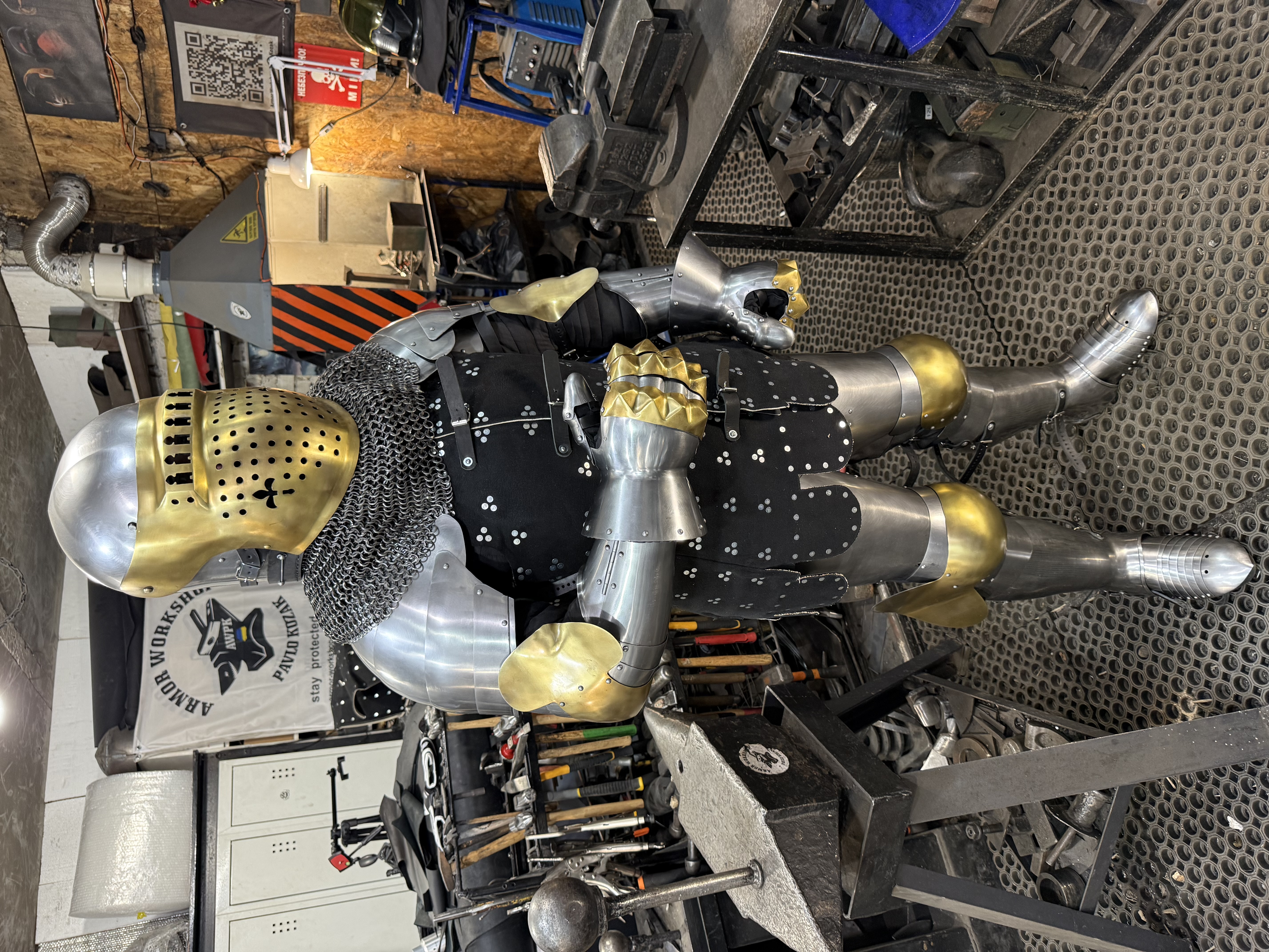 Full armor arms “ brass elbow style”