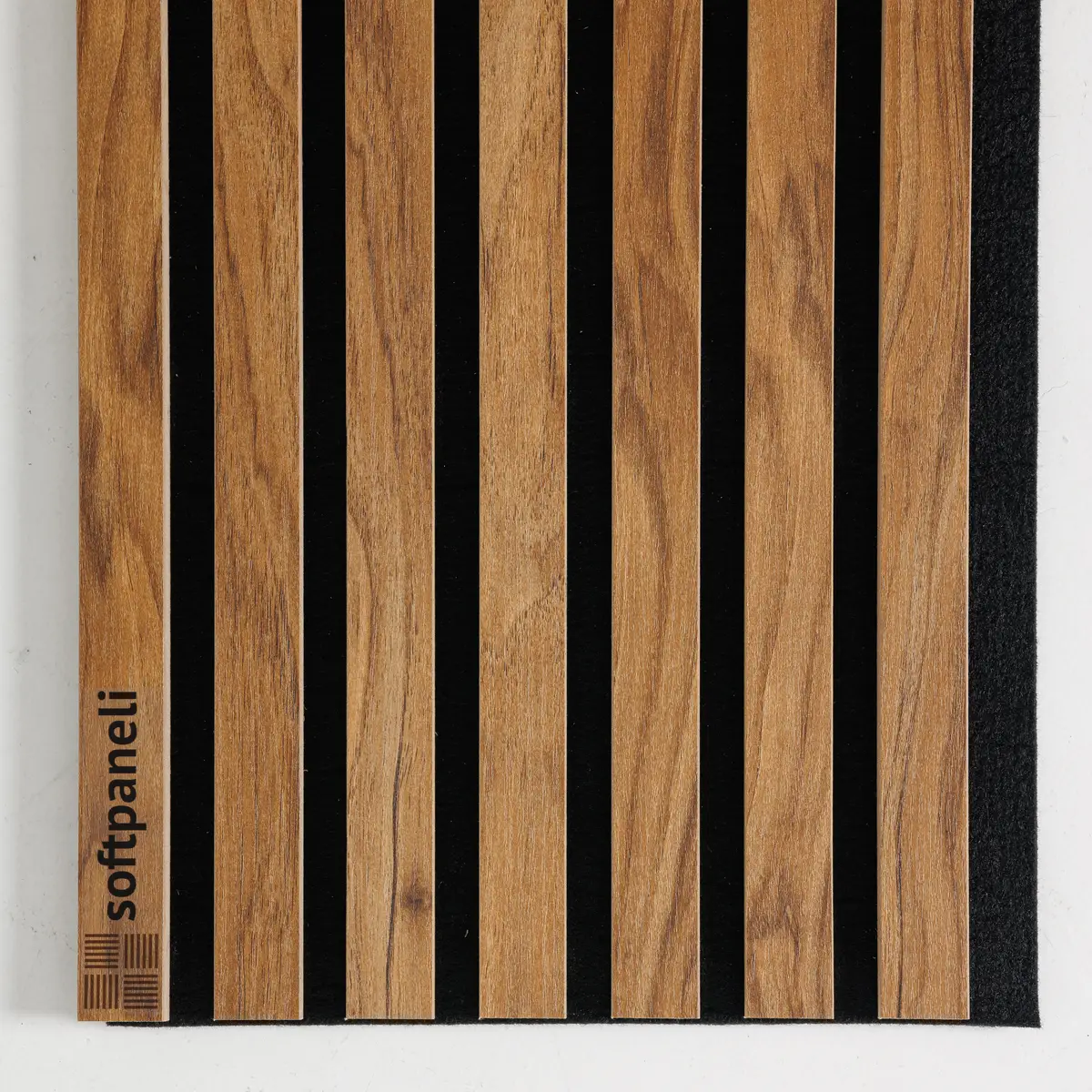Стінова акустична панель softpaneli 29х280 см, колір горіх Пекан