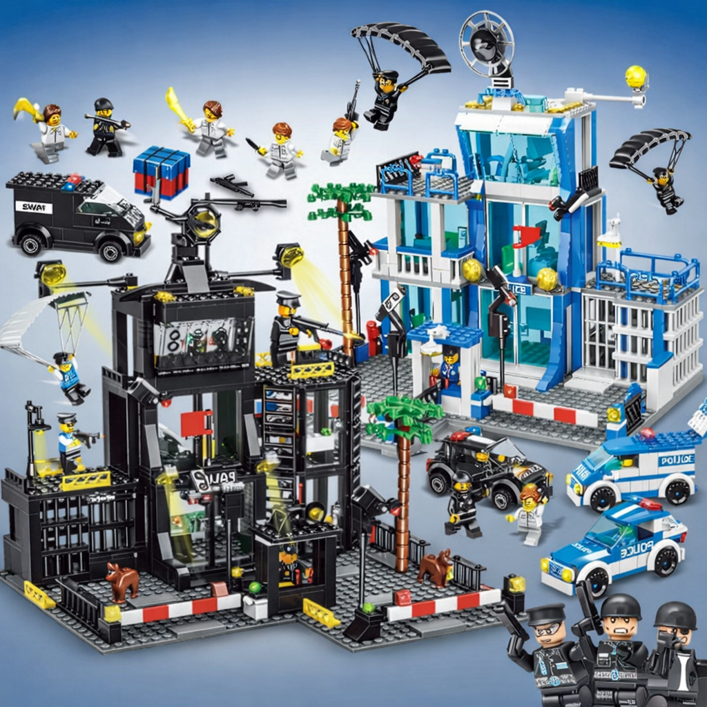 Конструктор LEGO City Поліцейський відділок: Спецзагін swat