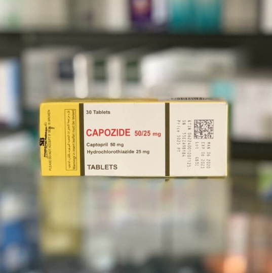 Capozide 50/25 mg Капозид 50/25мг Гіпертензія 30 таблеток