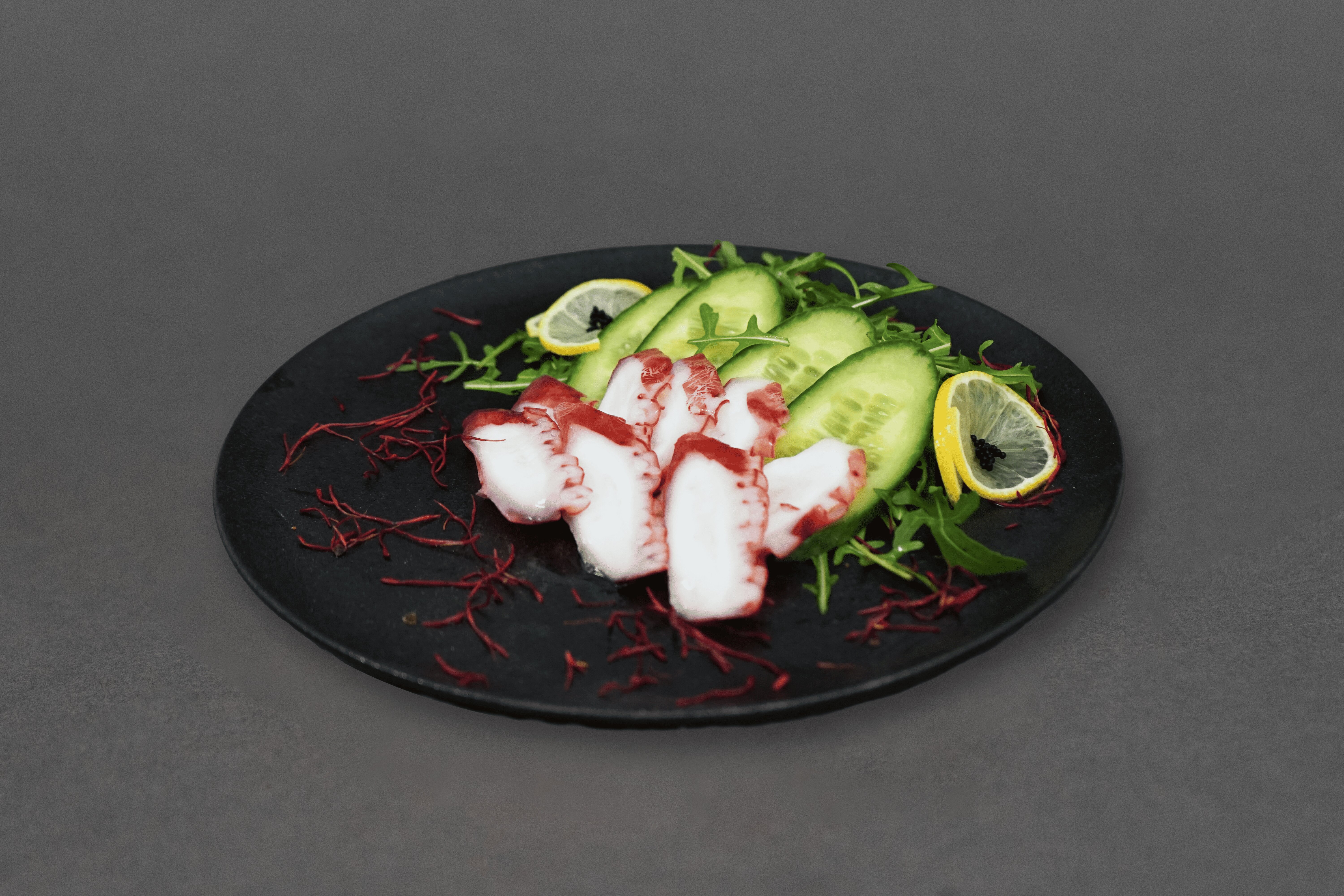 Octopus sashimi