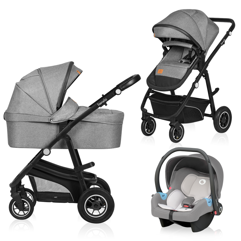 Коляска 3 в 1 Lionelo Bianka Grey Stone 