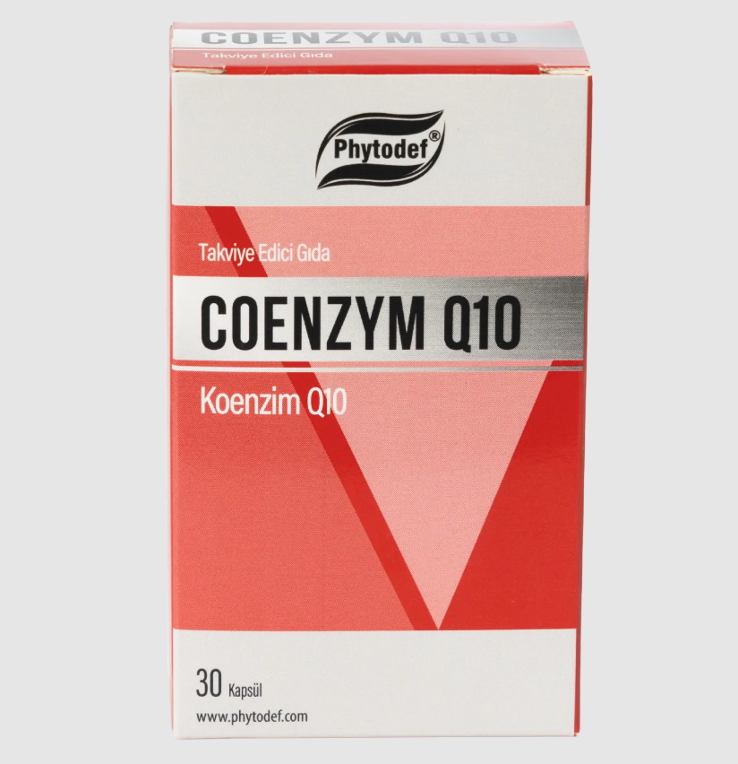 Phytodef Coenzyme Q10 – 200mg – 30 Plant-Based Vegan Capsules | Energy & Heart Health