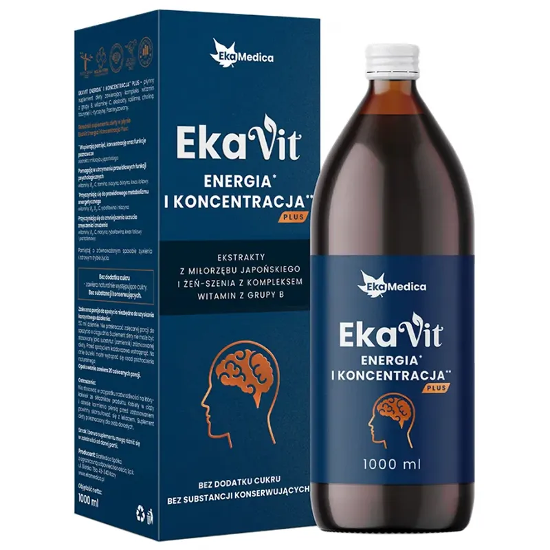 EkaMedica EkaVit Енергія та Концентрація Плюс - 1 л