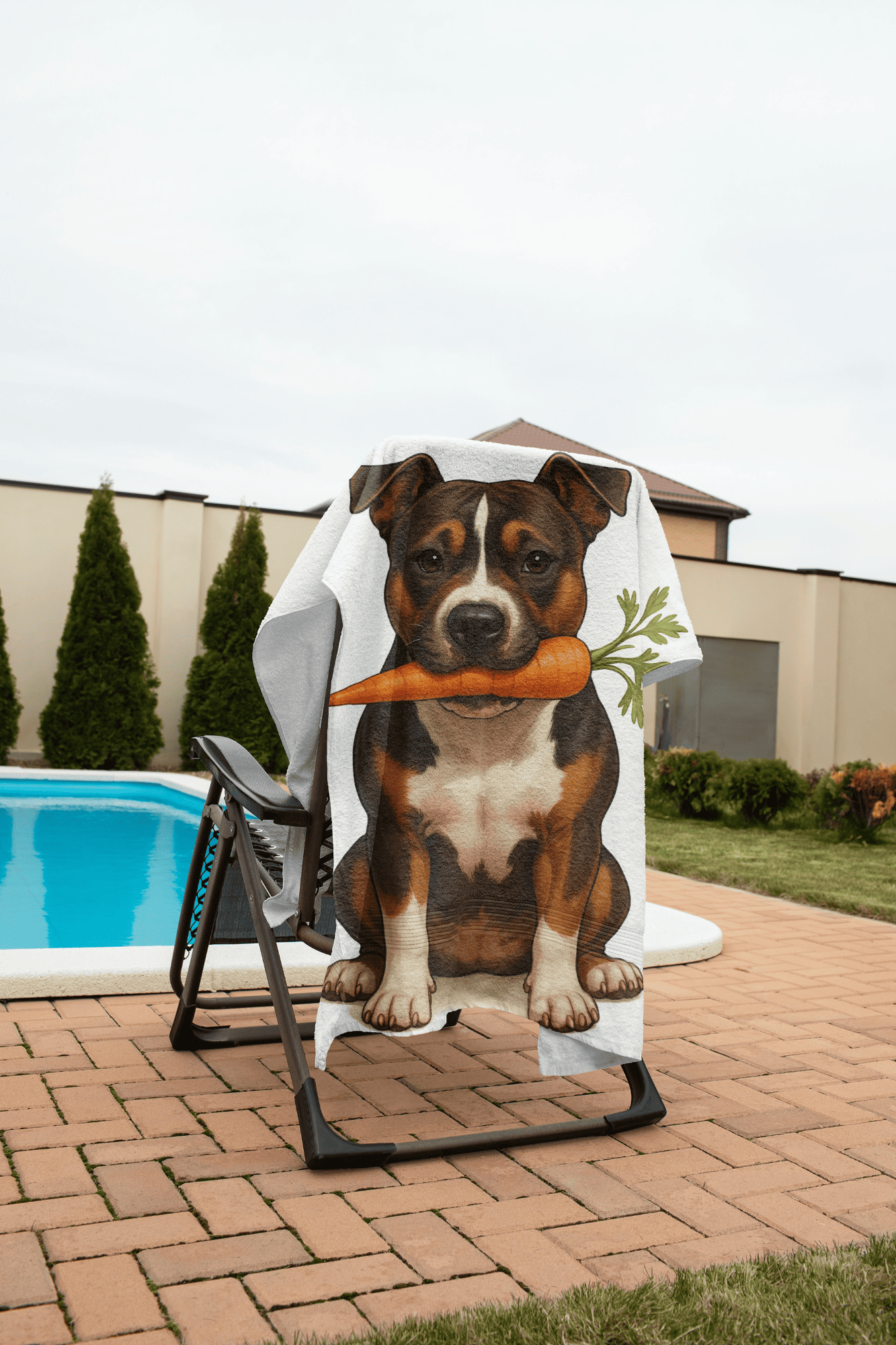 Рушник "Пес з морквою"