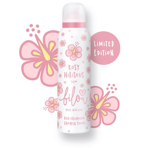 Пінка для душу Bilou - Rosy Hibiscus (200ml) Ніжна вершкова піна з вишуканим солодким квітковим ароматом. Нехай кожен похід у ванну стане для вас святом!