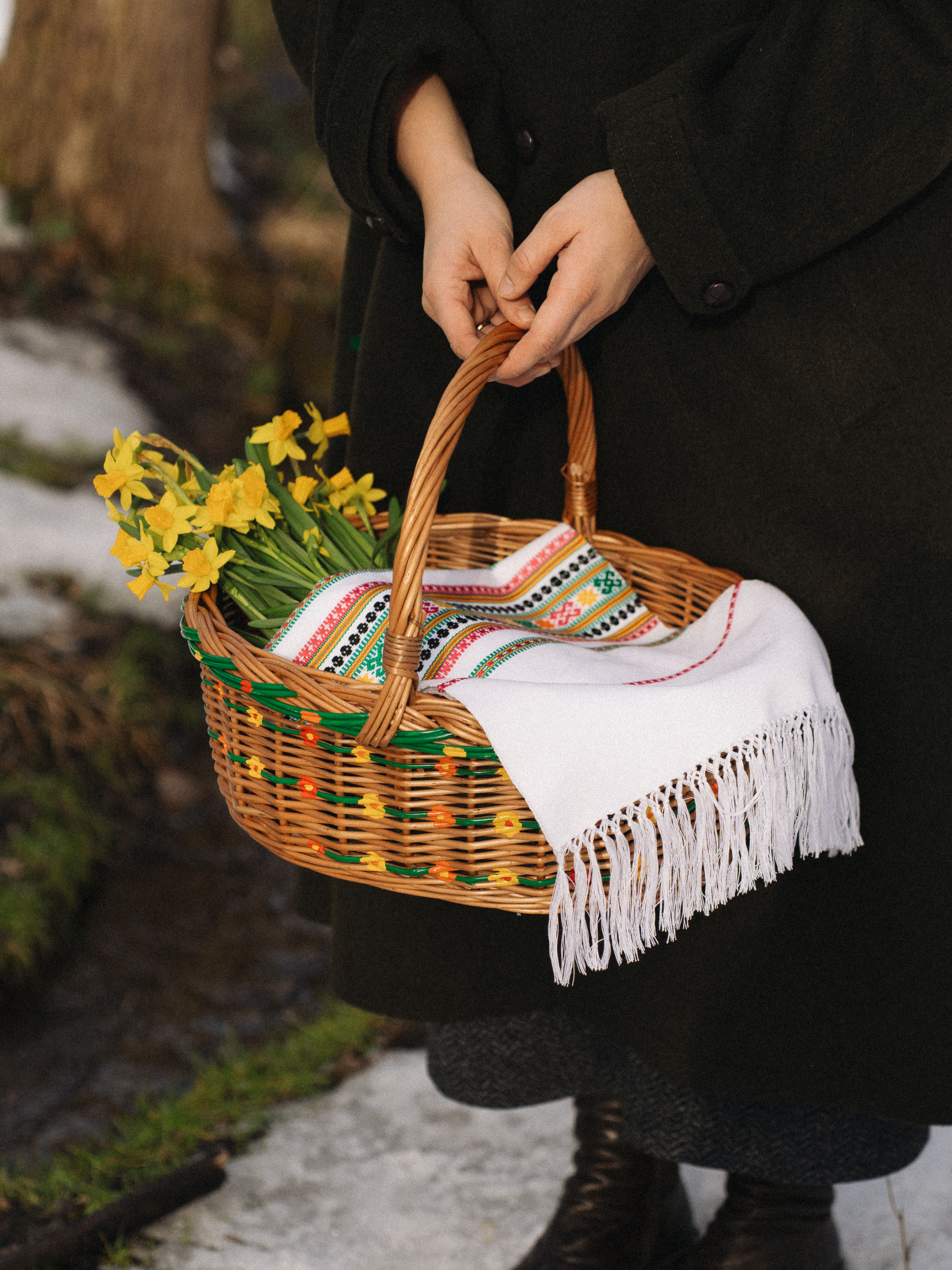 Тканий рушник "Гуцульський", 127*32,5 см