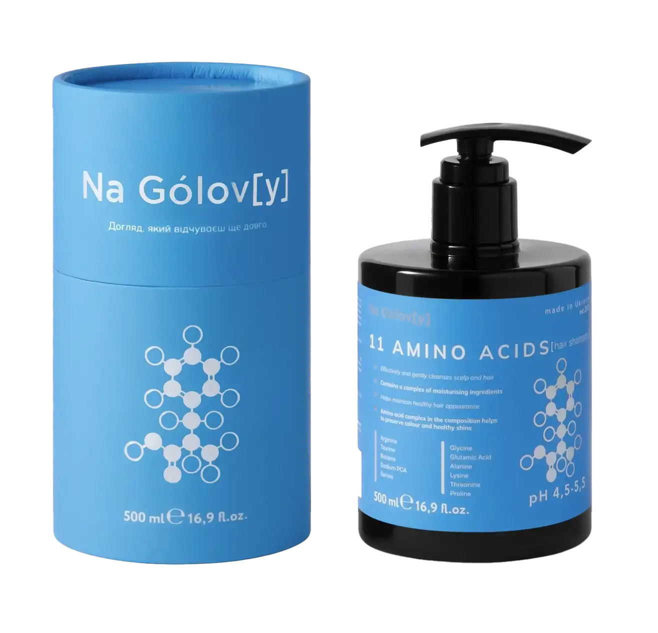 Шампунь для волосся  11 амінокислот, 500 ml