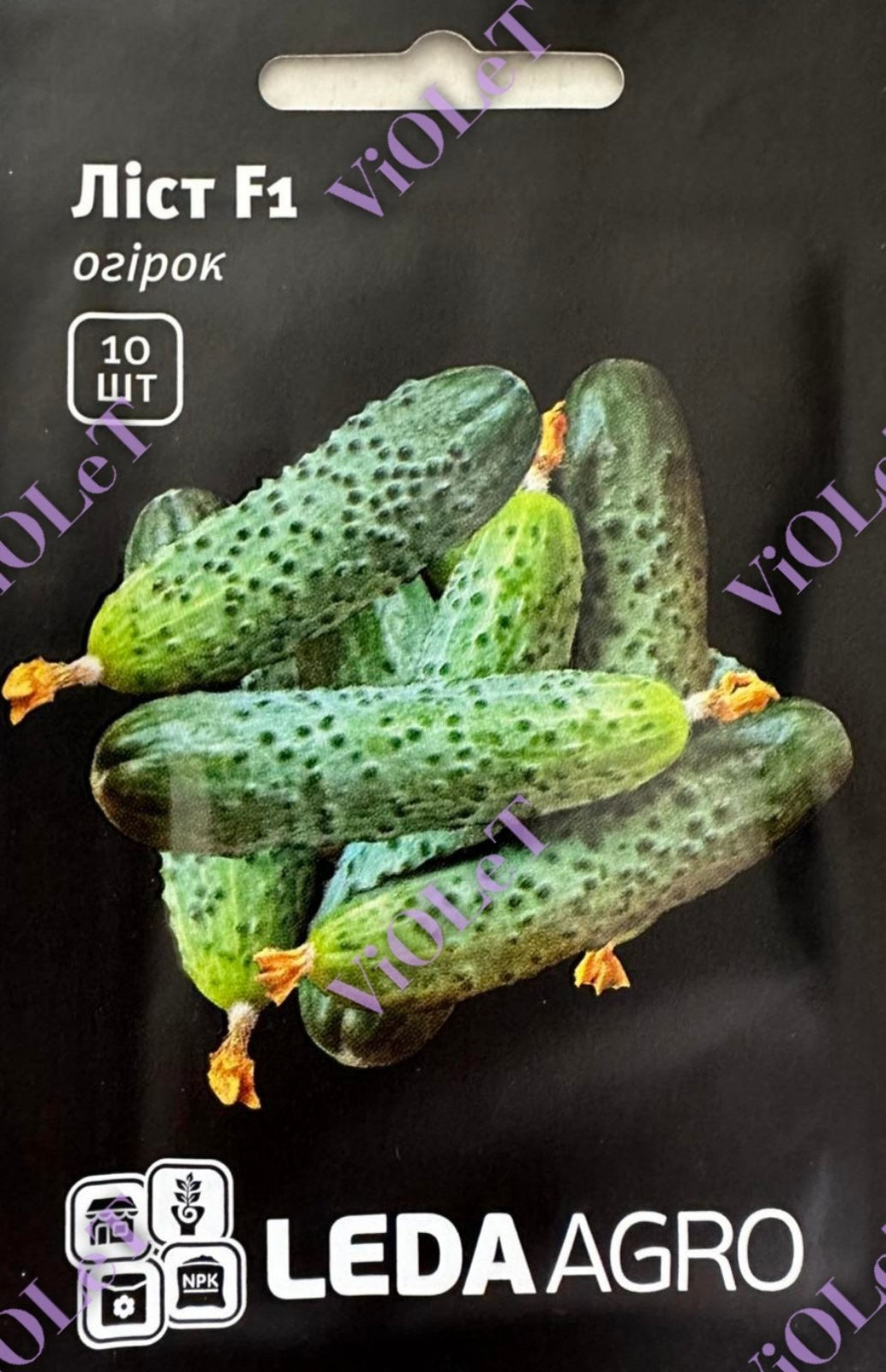 Ліст F1, огірок самозапильний, 10 шт. Leda Agro