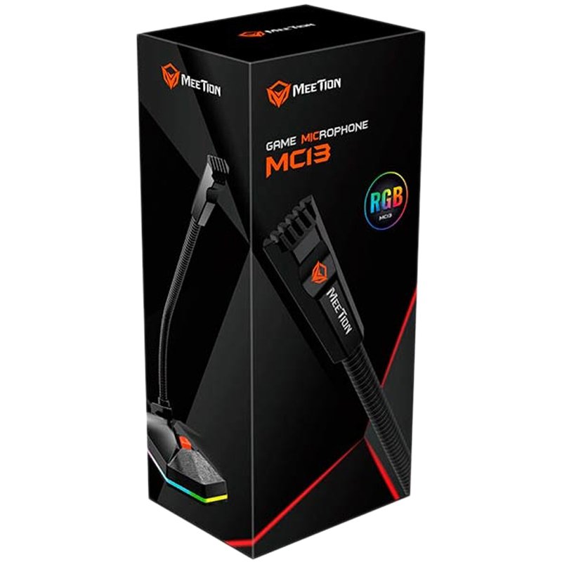 Мікрофон Meetion MC13 RGB USB Black