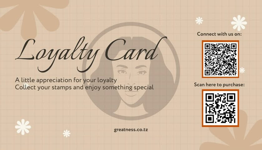 Greatness - Loyalty Card.