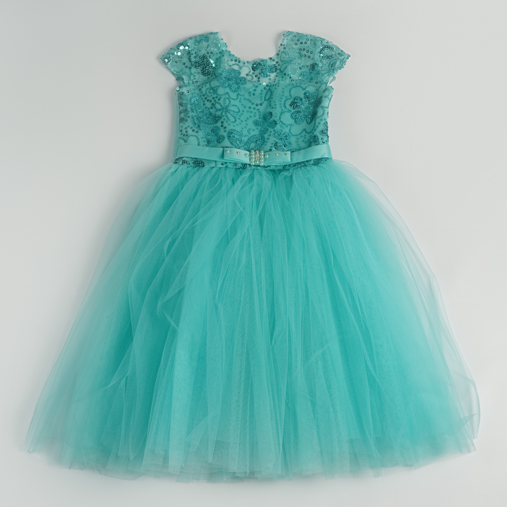 Плаття бірюзове 6-8р.