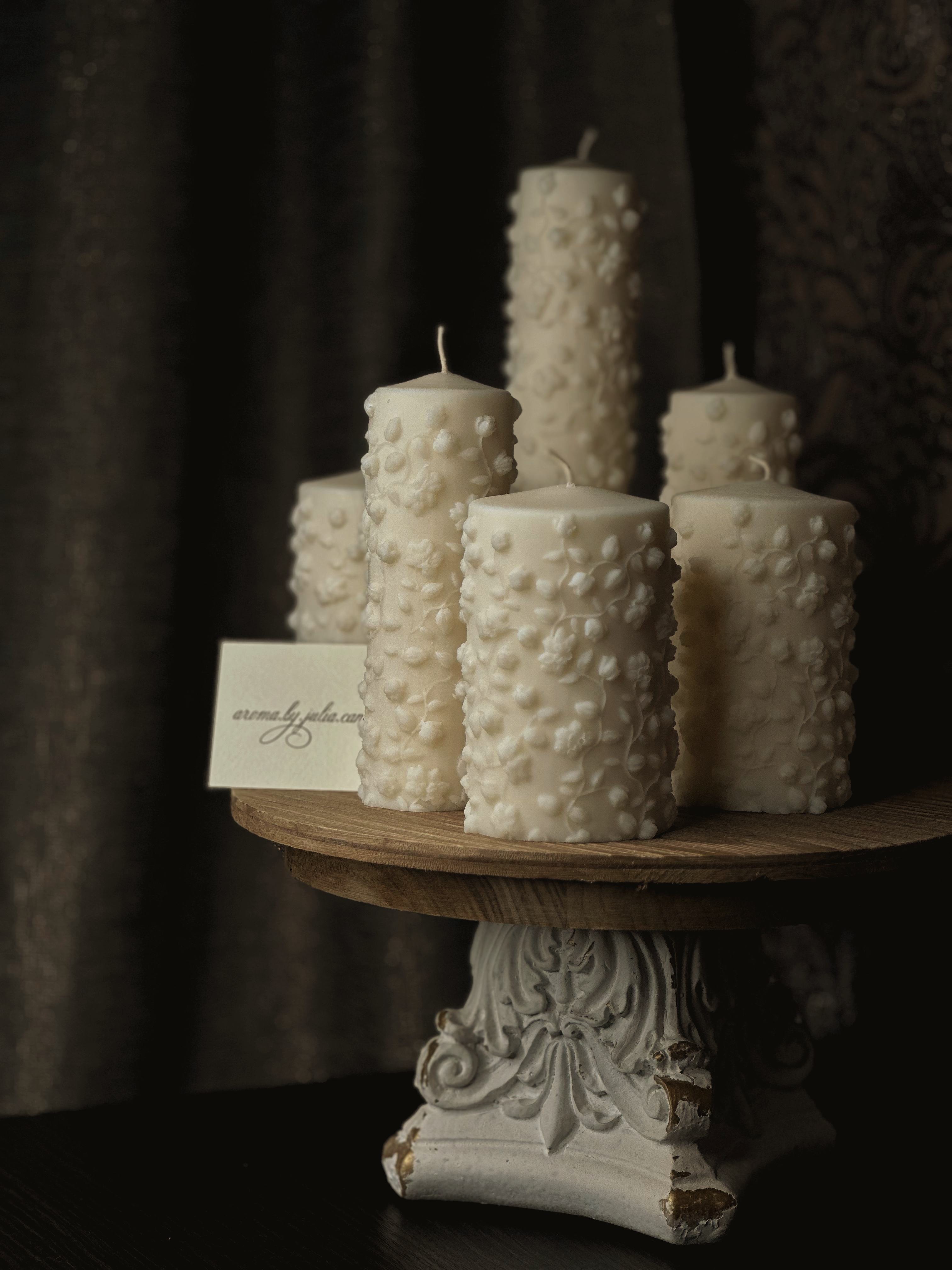 Свічки Витончені квіти (чисті)