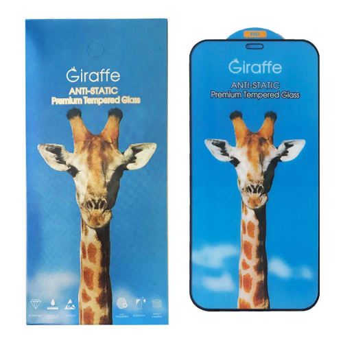 Захисне скло Giraffe Anti-static glass for iPhone 12 /12 Pro чорне