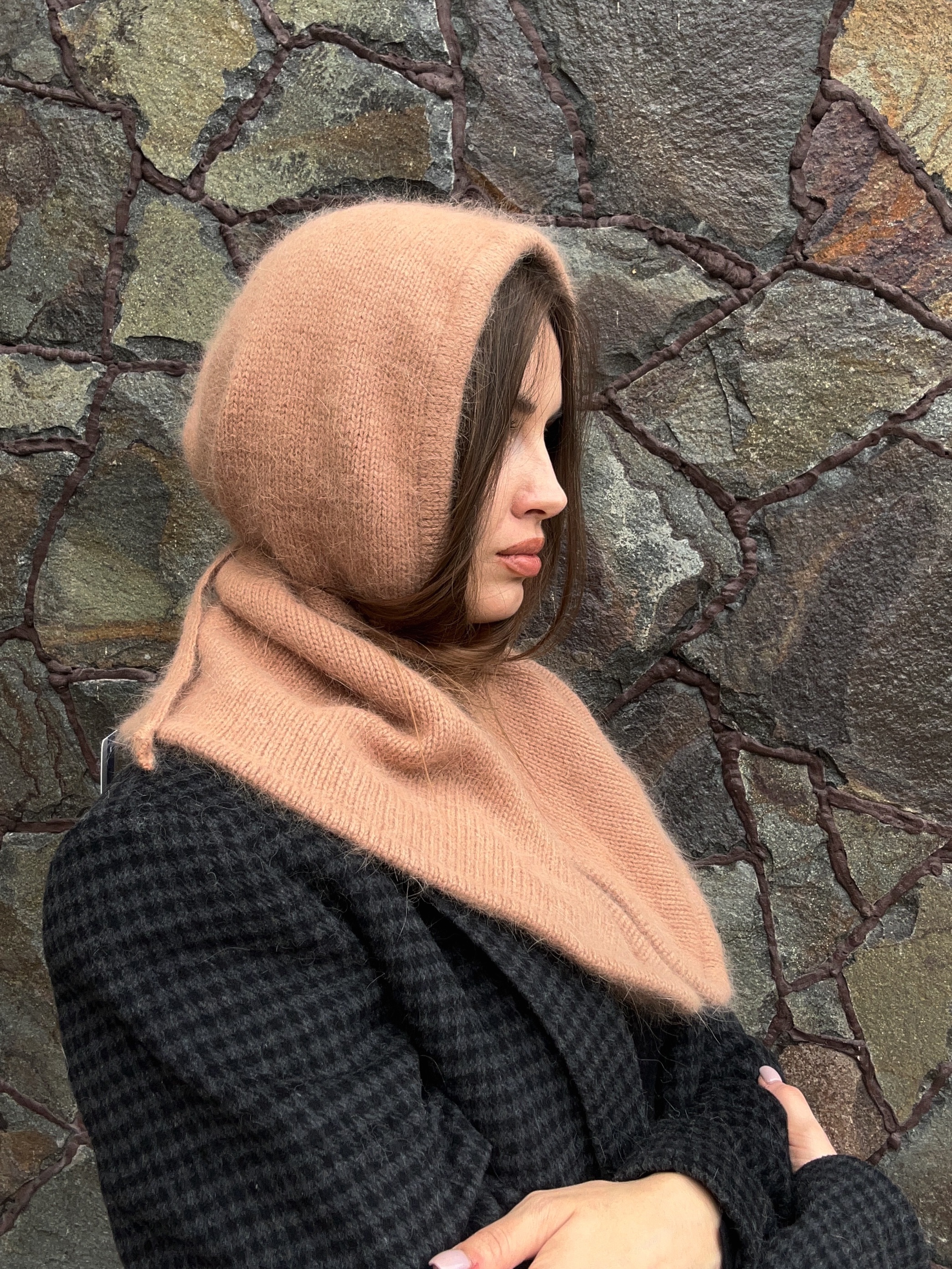 Капор на блискавці кемел