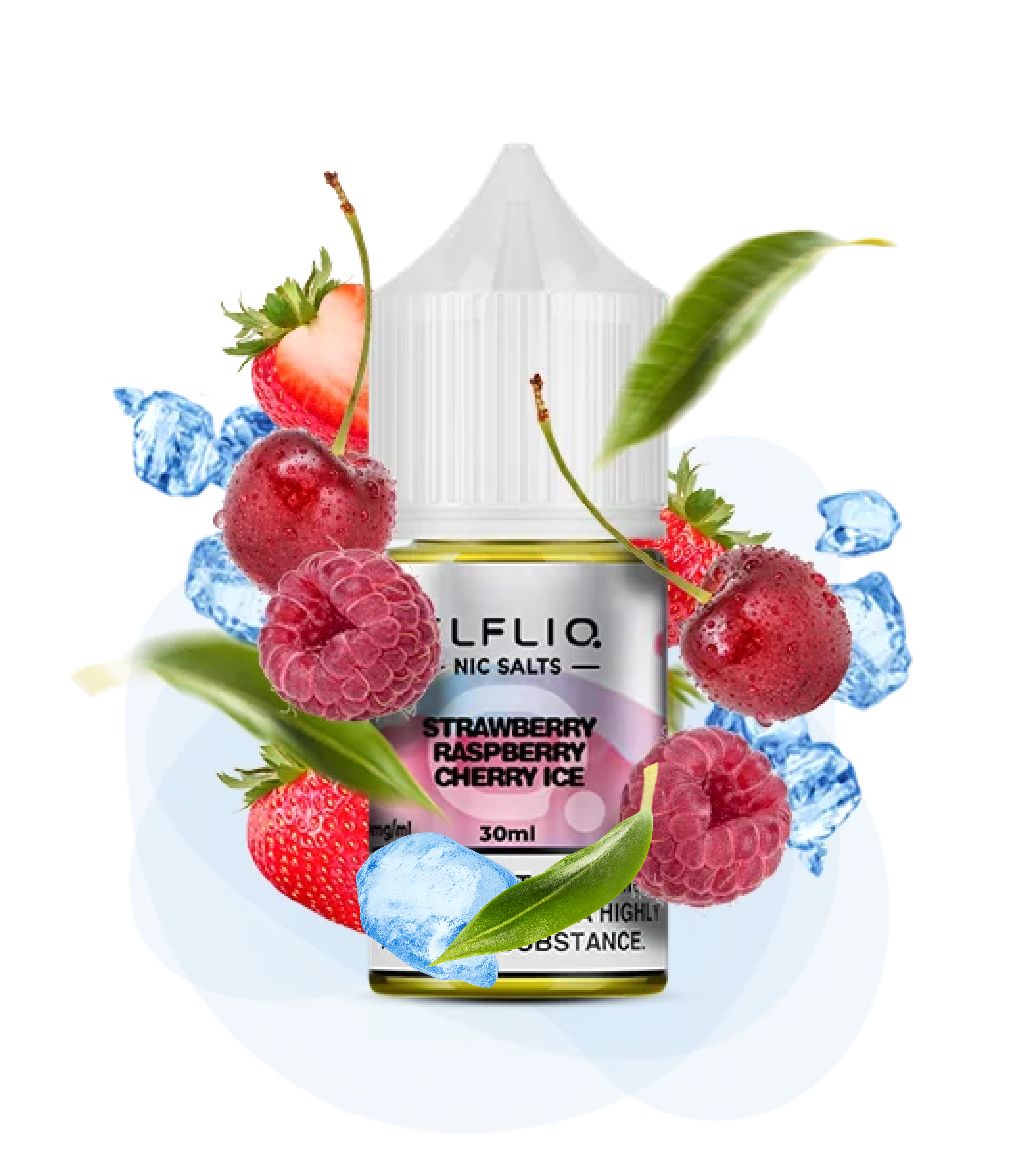 Elf Liq 30ml Strawberry Raspberry Cherry Ice ( Полуниця Малина Вишня Лід )