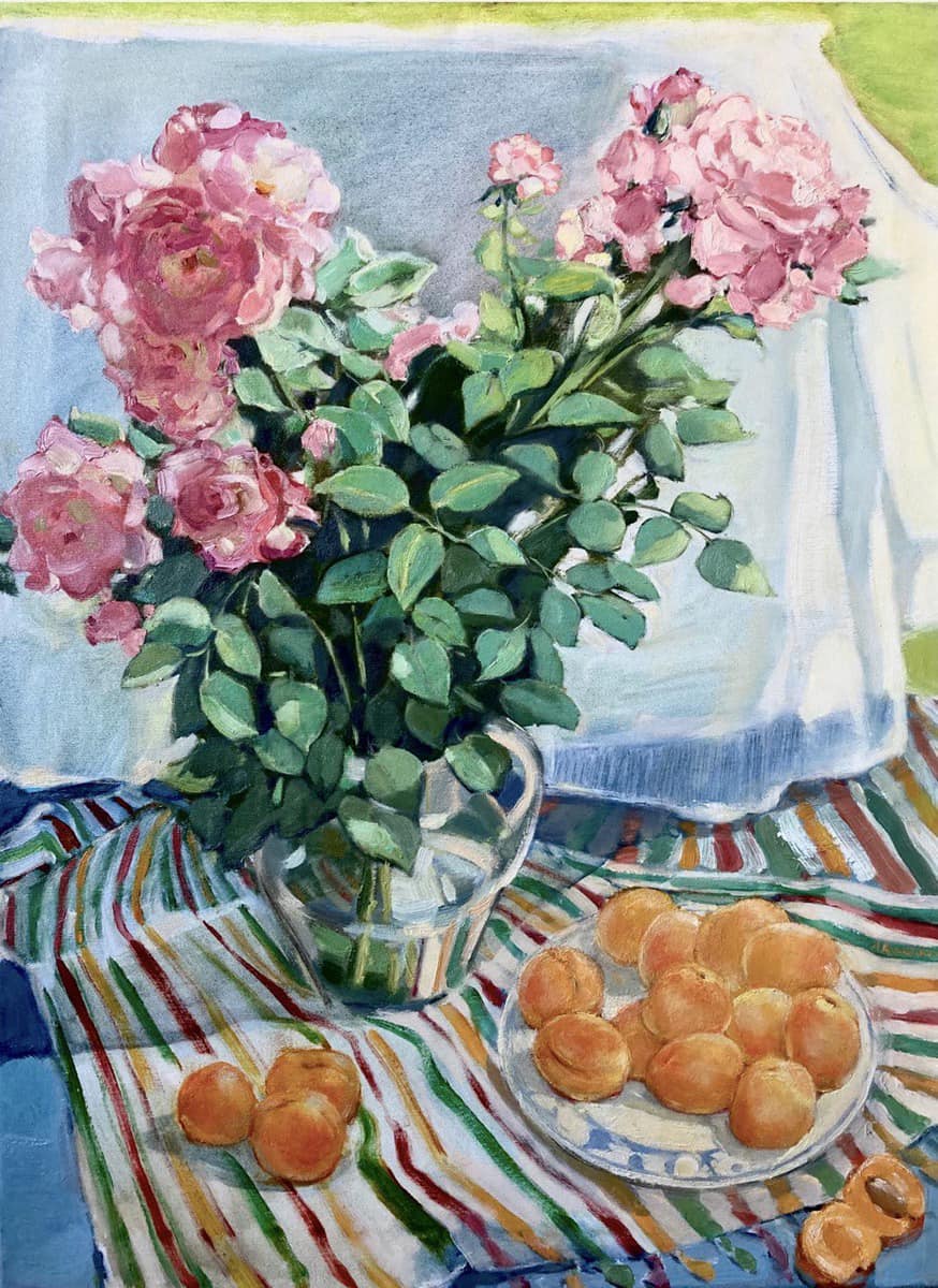 Summer day, 2020, 80x60 sm, oil on canvas