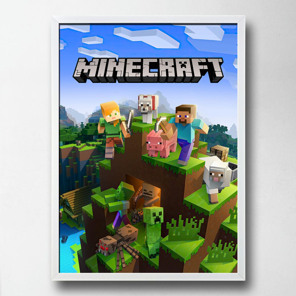 Постер Minecraft, ПВХ