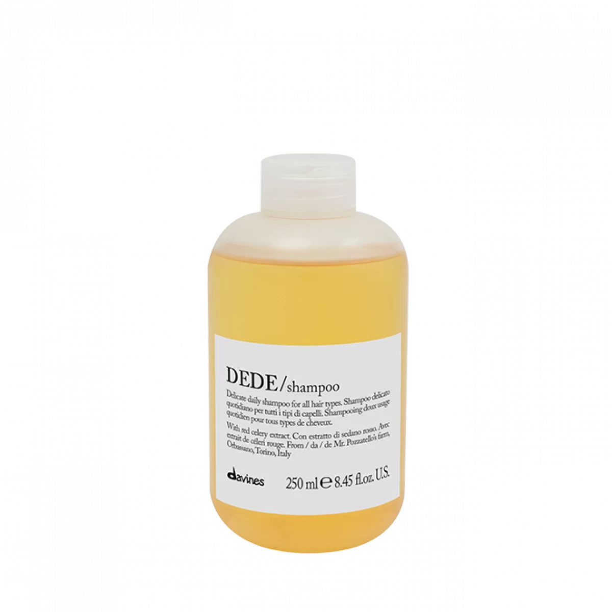 Шампунь для делікатного очищення всіх типів волосся, DEDE shampoo