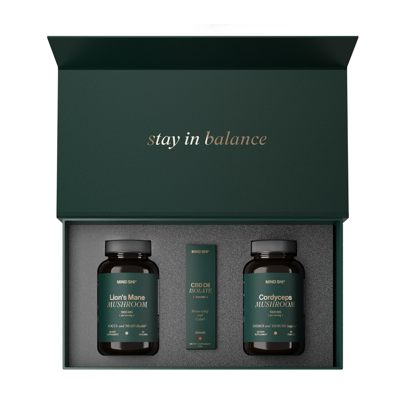 MIND SHI Mushroom+CBD Oil Premium Box