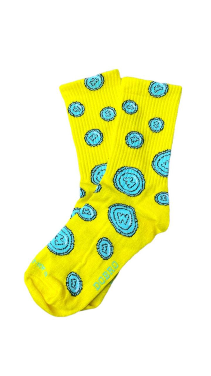 Шкарпетки "Жетон"жовті