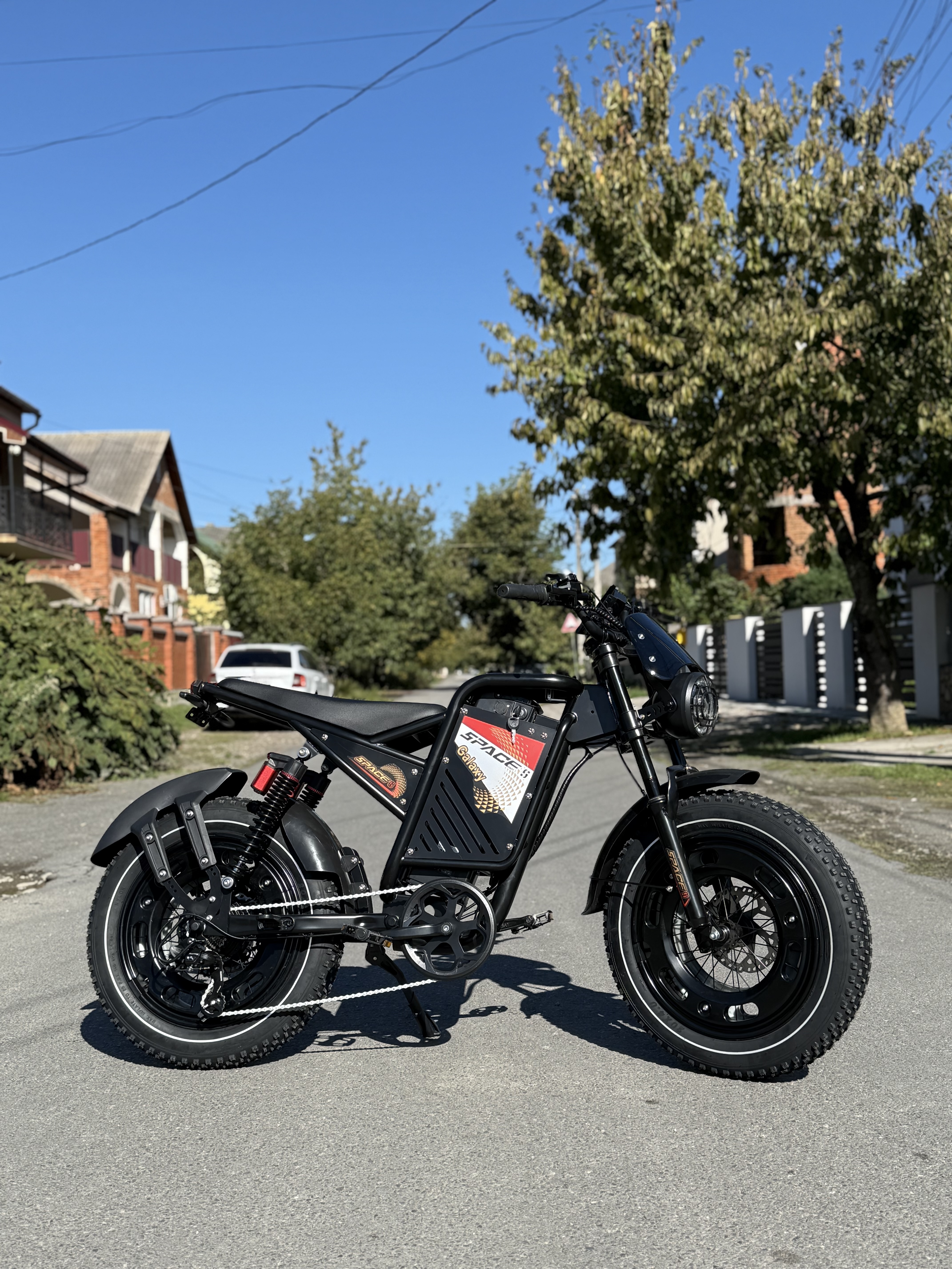 Велосипед з електроприводом 20" ST SPACE GALAXY DD FR 48B 15А*г 1000Вт чорний