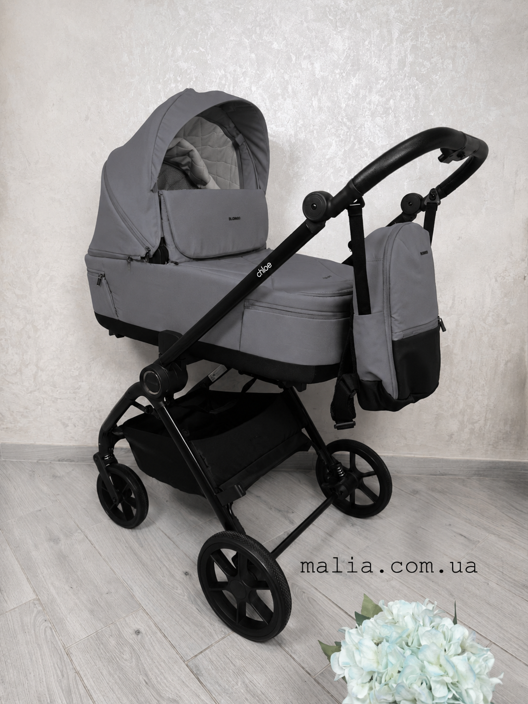 Коляска універсальна 2в1 El Camino CHLOE ME 1191-1 Magnet Gray