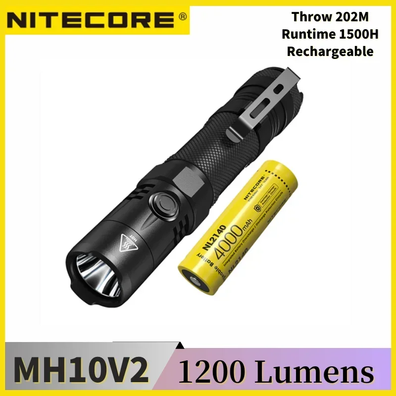 Тактичний ліхтар для кемпінгу, походів NITECORE MH10