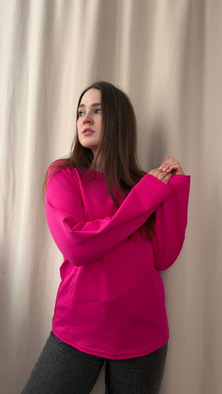 Лонгслів для годування. Малиновий