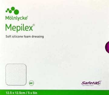 12.5×12.5см.Mepilex абсорбуюча пов'язка для ран 1шт.