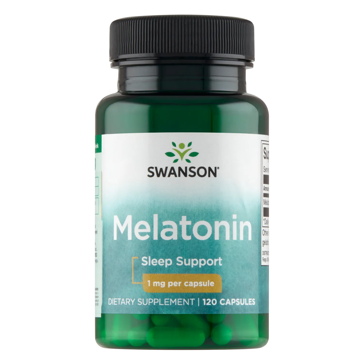 Swanson Melatonin 1 мг для нормалізації сну - 120 капсул