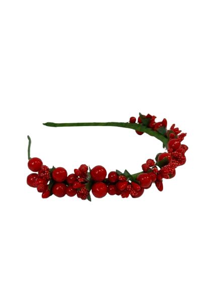 Віночок "Червоний ягідний" | Couronne "Baies rouges"