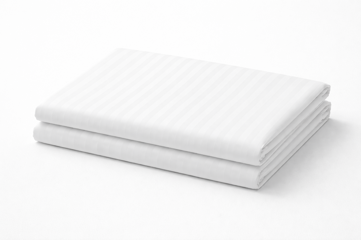 Простирадло страйп сатін "Білий сніг"