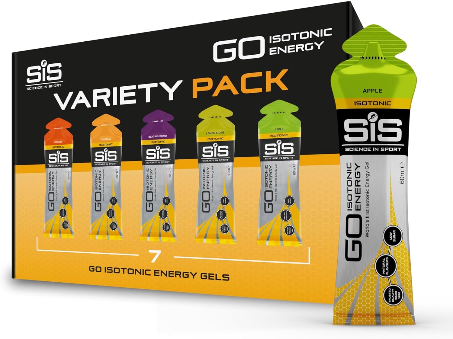 Science in Sport GO Isotonic Energy Gel Швидке забезпечення енергією - 7 шт х 60 мл