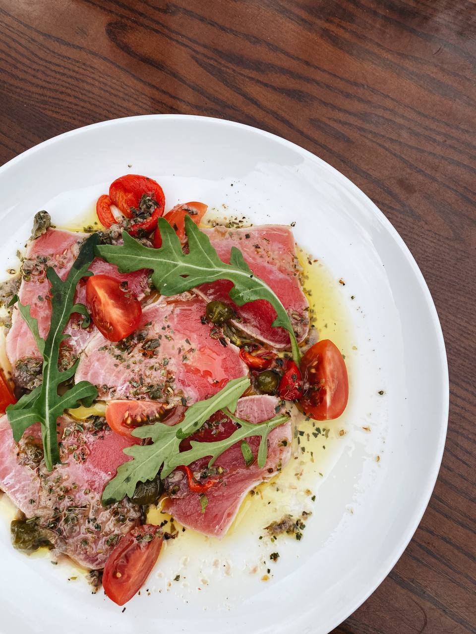 Tuna carpaccio