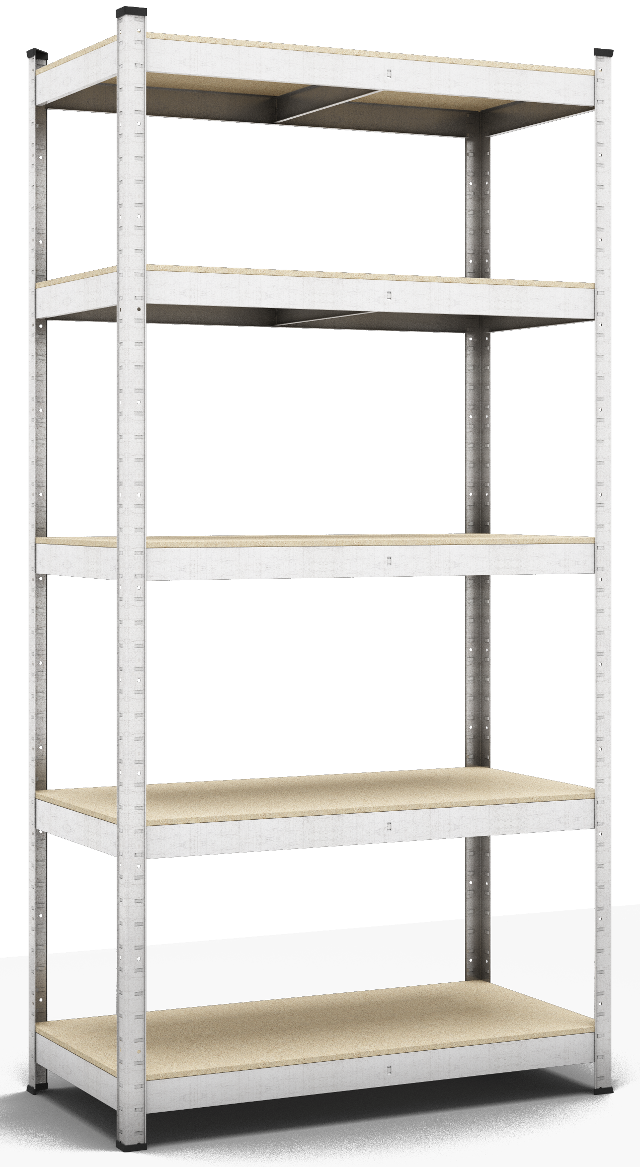 Стелаж металевий 5 полиць, стелаж розбірний, стелаж з полицями 1100/300/1800 мм.