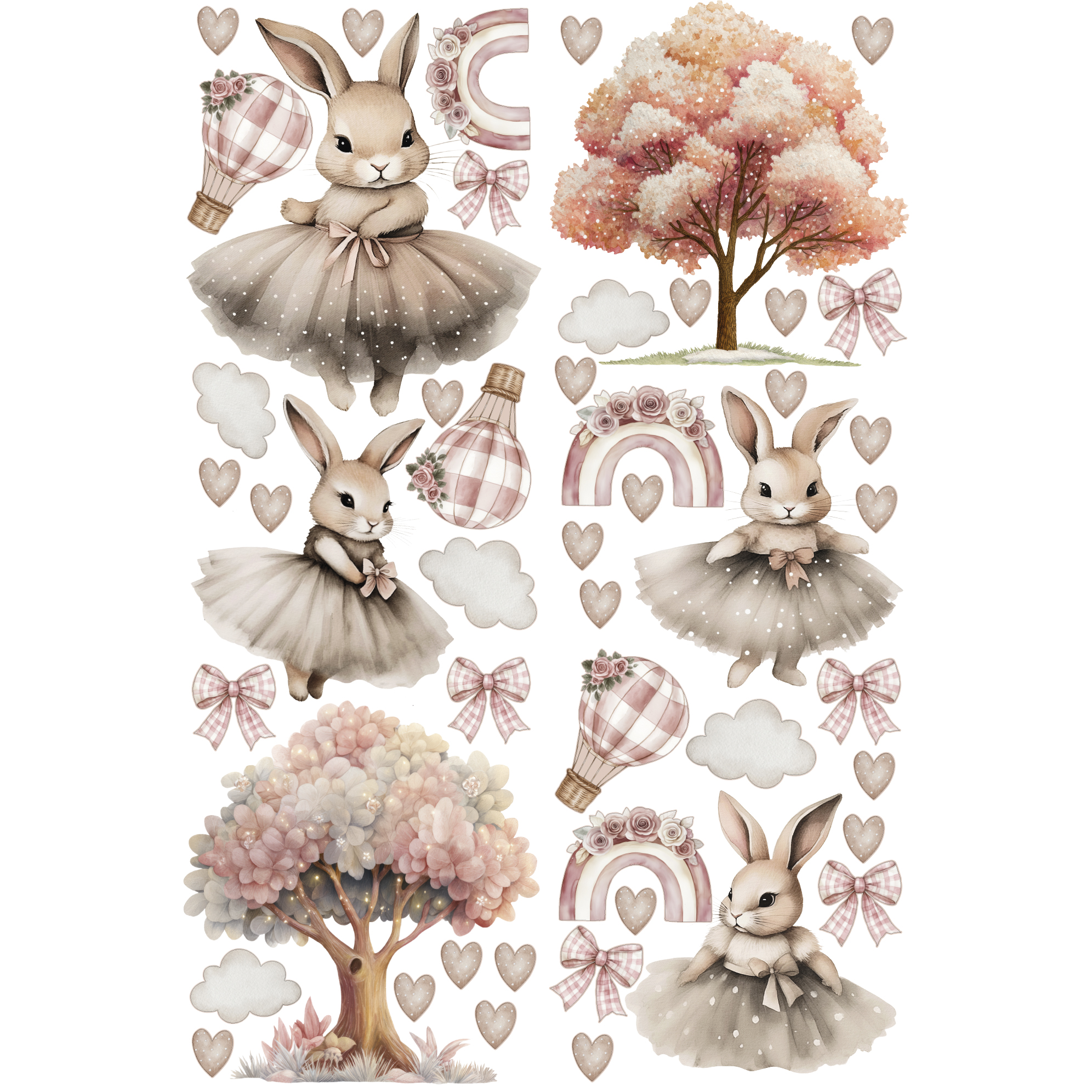 Наліпки "Зайченята 56.0"