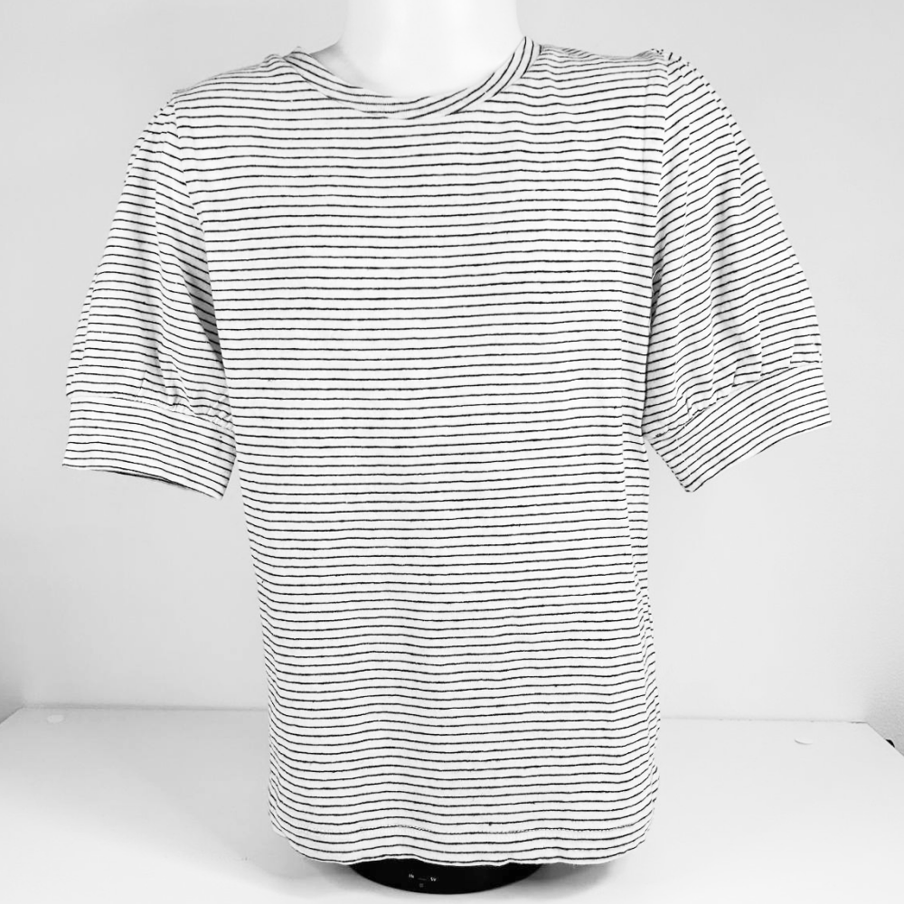 Футболка в дрібну полоску, для дівчатом 7-9 років